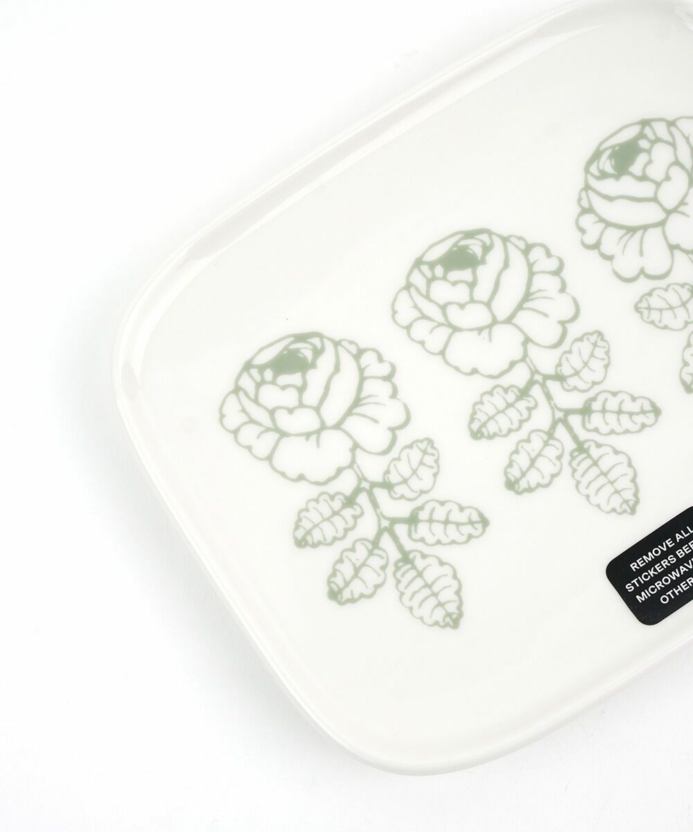 marimekko(マリメッコ)VIHKIRUUSU PLATE 15×12CM | BLEU COMME BLEU